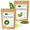 MoriVeda® Paquet de produits "Fasting Special" | Comprimés Detox Moringa, Comprimés Énergie Moringa | Vitamines, fibres, olig