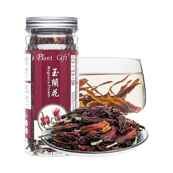 Plant Gift 100% Natural Magnolia flower tea, Magnolias secs santé chinoise 40g/1.41oz