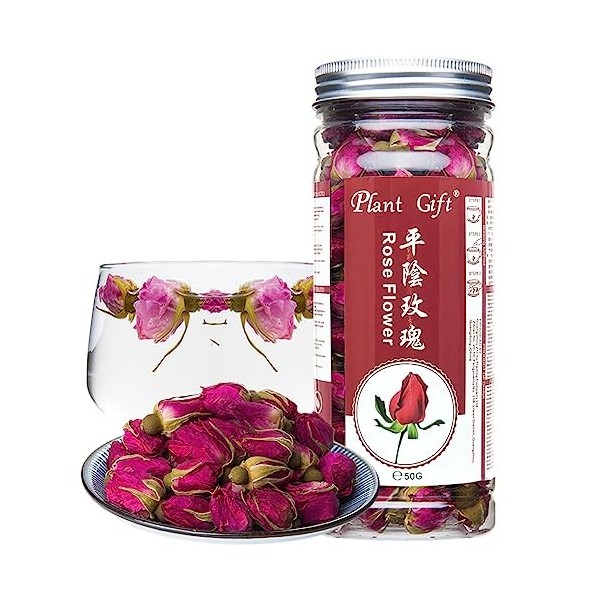 Plant Gift Natural Rose bud rosebud, roses séchées, rosier, thé rose , thé inférieur de soins de santé, bourgeons de rose 