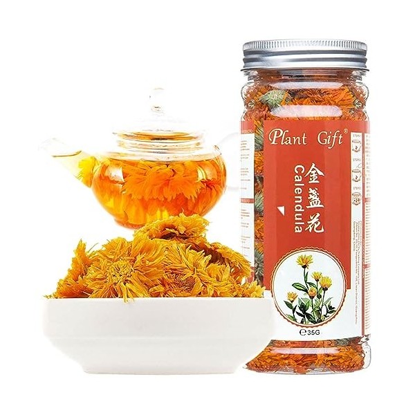 Plant Gift Calendula Tea Calendula Sechee / thé calendula / Marigold , Thé aux fleurs chinoises, 100% de santé de souci na