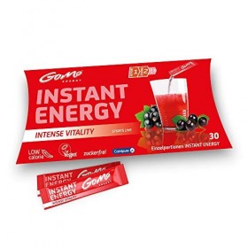 GoMo ENERGY® Boisson sportive instantanée sans sucre | Coup de boost fort pour corps et cerveau | Anti-fatigue physique et me