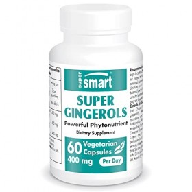 Supersmart - Super Gingerols 200 mg - Extrait de Gingembre Standardisé à 20% de Gingérols - Anti-Inflammatoire Naturel - Cont