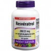 Webber Naturals® Resveratrol with Grape Seed Extract 200/25 mg 90Caplets