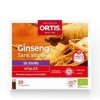 Ortis - Ginseng Bio 20 Fioles - Complément Alimentaire pour Retrouver la Vitalité et Tonifier lOrganisme - Energie Durable e