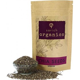 Sorich Organics Chia Seeds for Weight Loss - Omega 3 Rich Superfood - 400 Gm