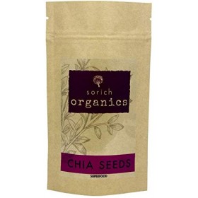 Sorich Organics Chia Seeds for Weight Loss - Omega 3 Rich Superfood - 400 Gm
