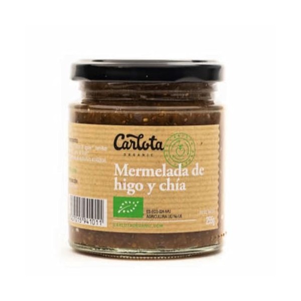 Mermelada de higo y chia bio 255g Carlota Organic