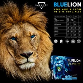BLUELION® - 15 PILULES BLEUES | Supplément pour des Performances Maximales dHommes | Force, Ènergie, Endurance| 13 actifs à 