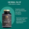 Naturathéra HERBA NUIT - Sans Accoutumance - Complément Alimentaire Sommeil & Réparateur - Extraits de plantes - 90 Gélules -