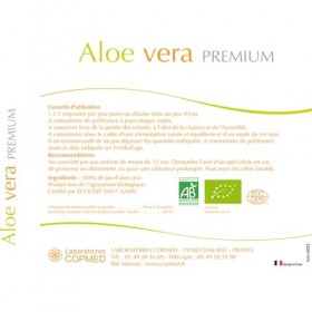 LABORATOIRES COPMED - Aloe vera premium - Complément Alimentaire - 100% pur jus daloe vera bio - Produit issu de lAgricultu