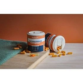 Curcuma ultra dosé • Qualité maximale : BCM95® Curcugreen® • Meilleure biodisponibilité : x700% • 2 mois • Digestion & Articu