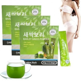 Fibres alimentaires de fleurs et de plantes Poudre de jeunes pousses tendres&100% pure et biologique, boisson solide de jeune