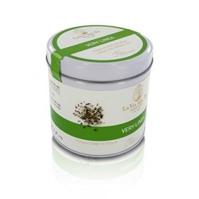 La Via del Te Tisane Very Linea, Infusion aux Plantes Diurétiques: Thé Vert, Fenouil et Réglisse - Boîte 130g