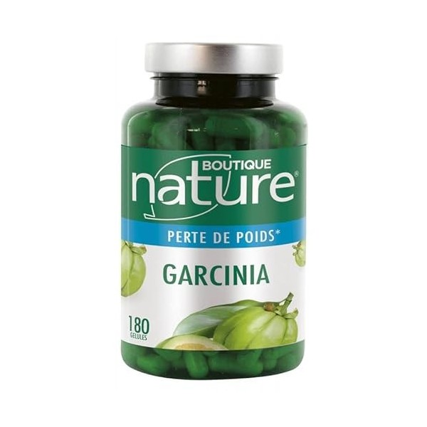 Boutique Nature - Complément Alimentaire - Minceur - Garcinia - 180 gélules - Favorise la perte de poids