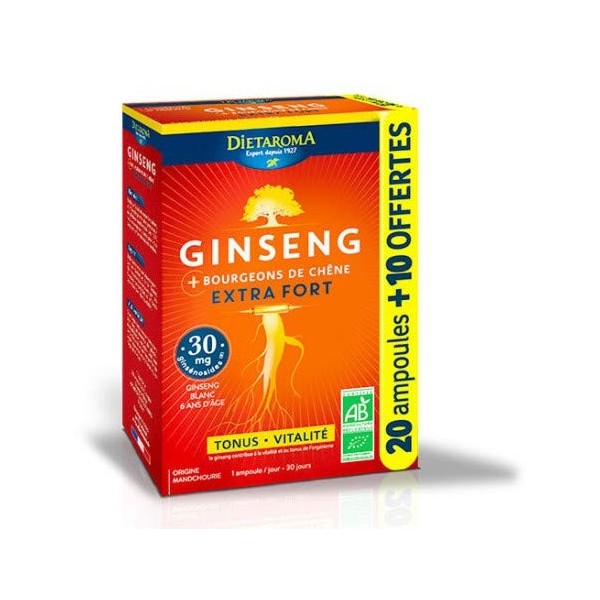 Ginseng Bio Extra fort - 30 ampoules Dietaroma