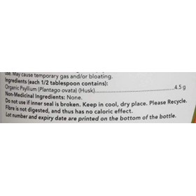 Organic Psyllium Husk Whole 340g
