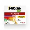 Ortis - Ginseng Bio 20 Fioles - Complément Alimentaire pour Retrouver la Vitalité et Tonifier lOrganisme - Energie Durable e