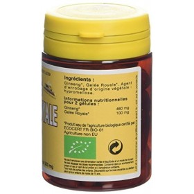 Ginseng Gelée Royale bio - 60 gélules - Energie