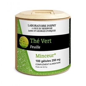 Laboratoire INSPHY - Complément Alimentaire Thé vert - Surcharge pondérale - cellulite - soin de la peau
