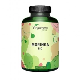 Moringa BIO 1800 mg | 270 Gélules Vegan | SUPERFOOD : Multivitamines et Minéraux Naturels | Antioxydant + Energie | SANS ADDI