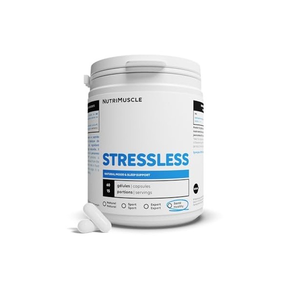 Lactium "Stressless" | Anti-stress 100% naturel • Amélioration du sommeil • Forme brevetée • Complément Alimentaire Sport & B