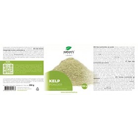 Poudre de varech Natures Finest | Poudre dalgues de varech ou de Kombu, riche en iode | Régule les hormones thyroïdiennes e