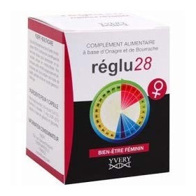 Réglu28 80 capsules - Bien-être Féminin : lutte contre les désagréments liés au cycle menstruel - Synergie dactifs Huile dO