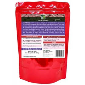 NAKURU | Cranberry | Gamme Équilibre | Fabriqué en France | "La Baie de la Grue !" | 500 Gélules de 400mg / Poids Net: 200g 