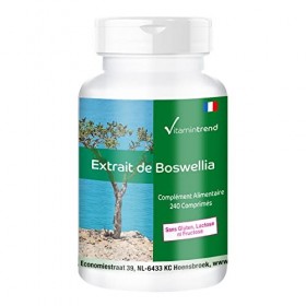 Extrait de Boswellia Serrata 400mg - Avec 65% Acides boswelliques - ! POUR 4 MOIS ! - 240 comprimés - Végan | Vitamintrend®