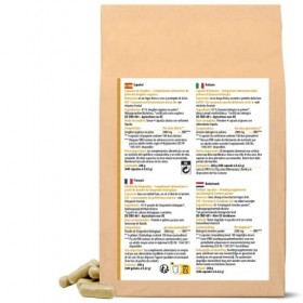 Capsules de gingembre bio 400 pièces | Recharge | 500 mg de poudre de gingembre par capsule | issu de lagriculture biologiqu