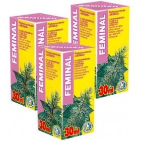 Feminal Phyto Concentré Pack de 3 - Cours de 21 jours - Extraits Naturels de Plantes - Déséquilibre hormonal - Ménopause