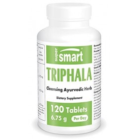 Supersmart - Triphala 750 mg - Mélange de Trois Fruits: Harada, Amla et Behada - Aide à Optimiser l’Appétit et le Transit Int