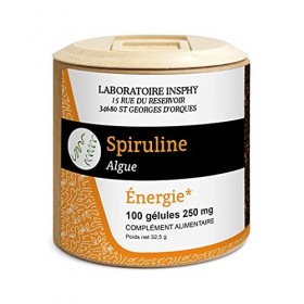 Laboratoire INSPHY - Complément Alimentaire Spiruline - Tonus et vitalité