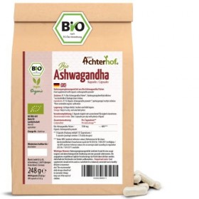 Gélules dashwagandha bio 400 pièces | Recharge | poudre dashwagandha finement moulue sous forme de gélules | qualité biolog