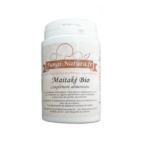 MAITAKE BIO EXTRAIT 60 GELULES - Standardisé garanti à 30% de polysaccharides minimum - Société Française - Certifié Bio