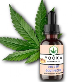 YOOKA - PECHE Huile 30% MCT 10ml BIO. Idéale pour vous aider à apaiser votre stress, anxiété. Diminue facilement vos angoisse