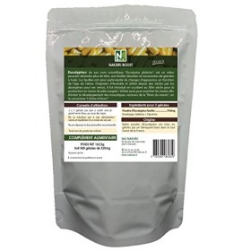 NAKURU | Eucalyptus | Gamme Boost | Fabriqué en France | "LArbre à Fièvre !" | 500 Gélules de 325mg / Poids Net: 162,5g 