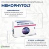 Memophytol - Complément Alimentaire Mémoire et Concentration - Cerveau, Focus, Attention - Raisin, Bleuet, Ginkgo Biloba, Bac