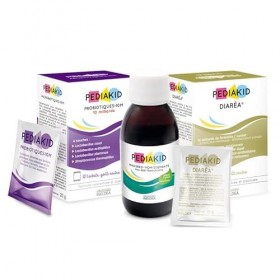 PEDIAKID - Box Désordres Intestinaux - Sirop-Nausées Vomissements Mal des transports, Diarea, Probiotiques-10M - Aide à soula