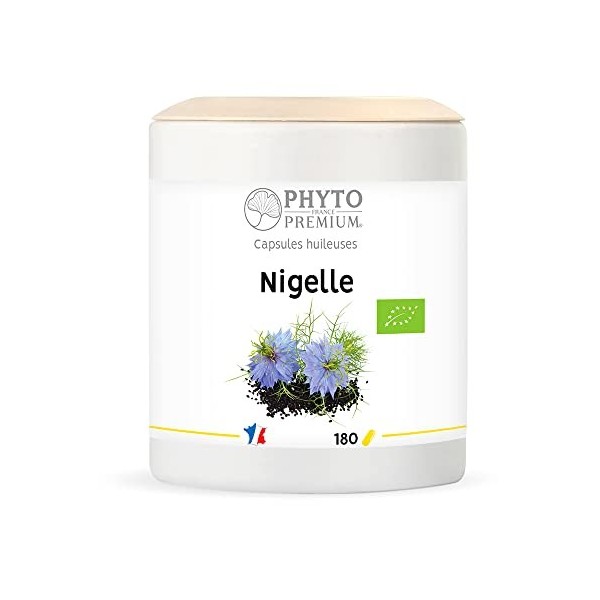 Capsule huileuses de NIGELLE 500 MG BIO - Boite grand modèle