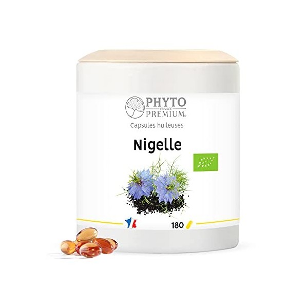 Capsule huileuses de NIGELLE 500 MG BIO - Boite grand modèle