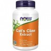 Now Food, Cats Claw Extract Extrait de Griffe de Chat , Haute Dosé, 120 Capsules végétaliennes, Testé en Laboratoire, Végét