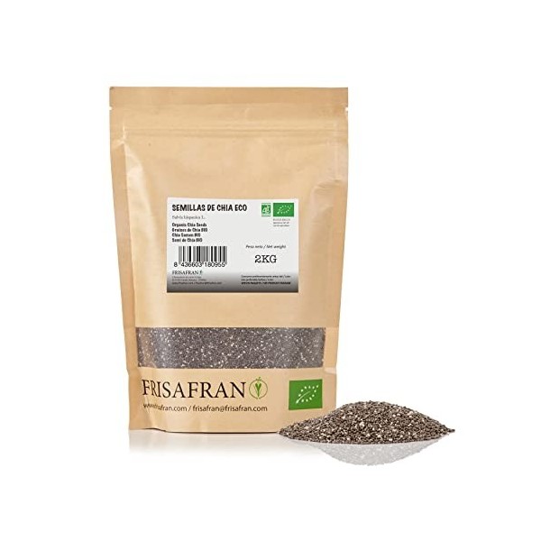 FRISAFRAN - Graines de Chia BIO 2Kg 