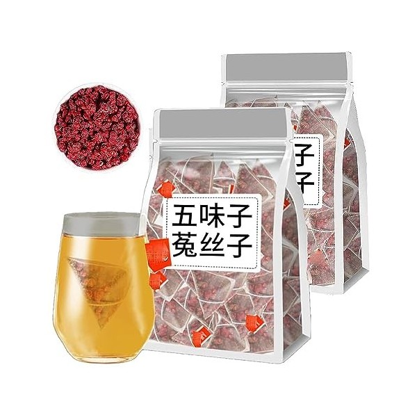 Cinq saveurs de thé aux baies de Goji, phytothérapie chinoise pure essentielle pour les hommes, quatre célèbres cinq saveurs 