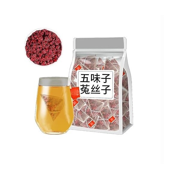 Cinq saveurs de thé aux baies de Goji, phytothérapie chinoise pure essentielle pour les hommes, quatre célèbres cinq saveurs 