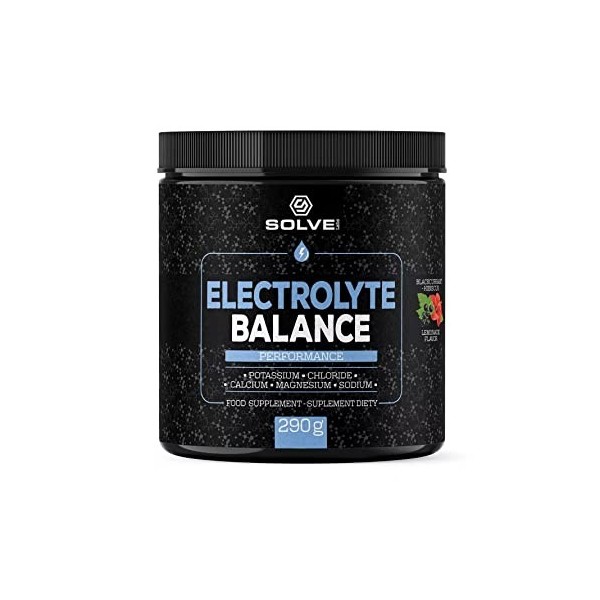 Solve Labs® ● Electrolytes À Haute Teneur En Potassium En Poudre ● 290G ● Pink Lemonade Electrolyte Intense Training Supple