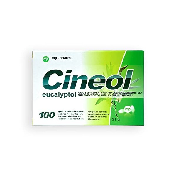 Cineol Eucalyptol - 100% naturel - gélules à lhuile deucalyptus - contre l’inflammation des voies respiratoires supérieures