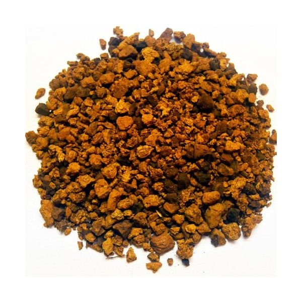 Chaga séché dEstonie 450g. haché à 0,1-1 cm.