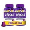 ZzzQuil Sommeil, Mélatonine 1mg , Complément Alimentaire à base de Valériane, Camomille et de Vitamine B6, Gommes arôme natu