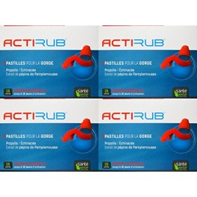 Santé Verte Actirub Pastilles Lot de 4x15 Pastilles